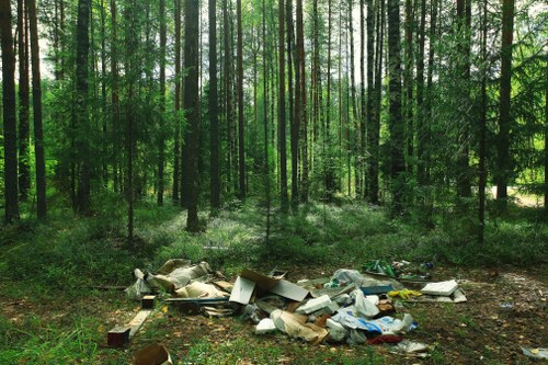 Variety of waste removal services offered by the company.