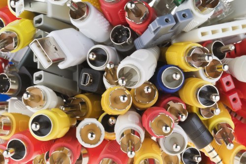 Waste team receiving safety training and PPE briefing